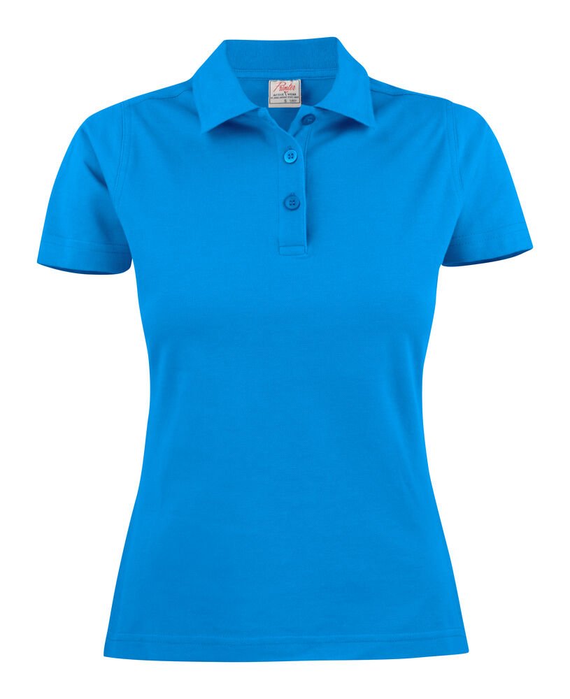 Surf Light  Polo Pique Dames — Oceaan Blauw