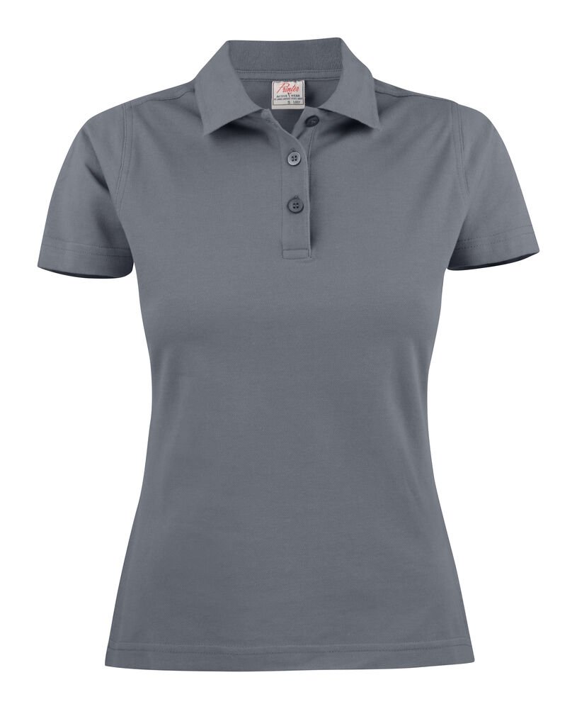 Surf Light  Polo Pique Dames — Staalgrijs