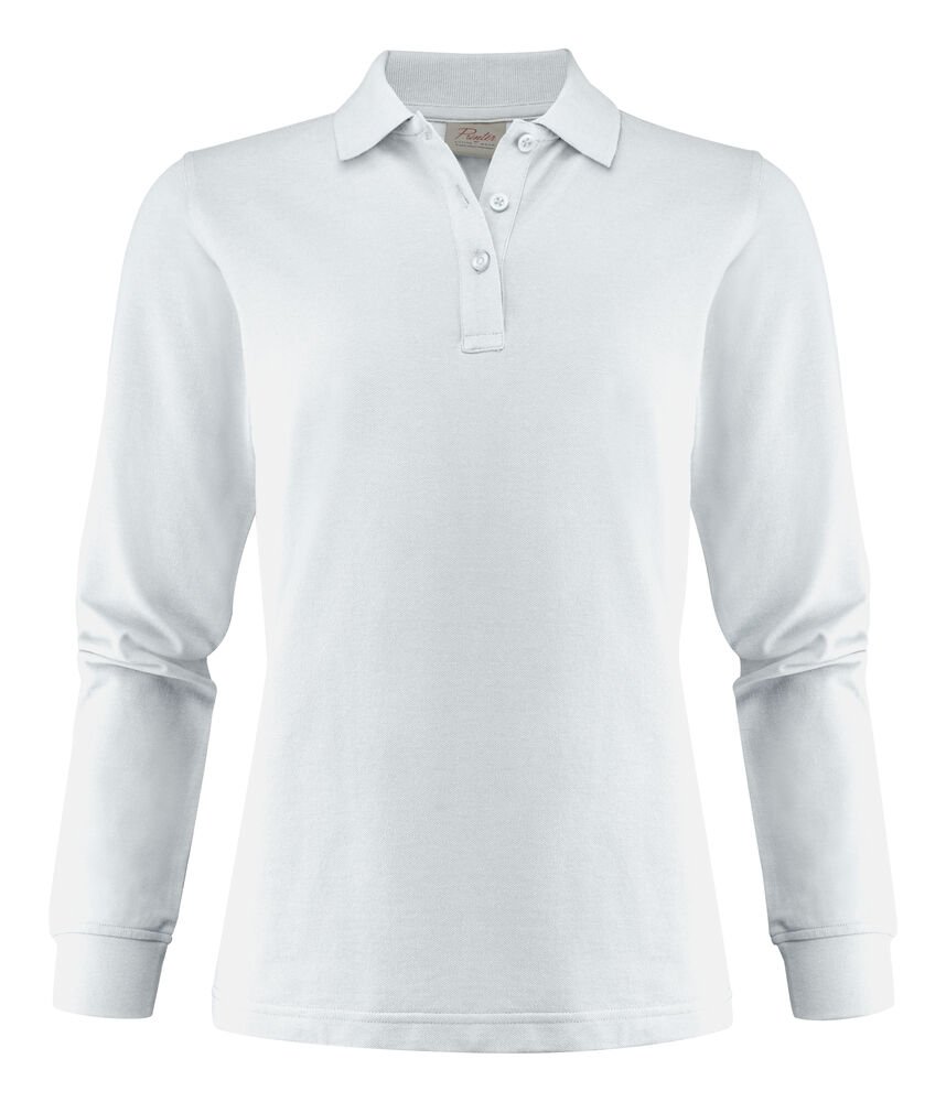 Surf Pro L/S  Polo Pique Dames — Wit