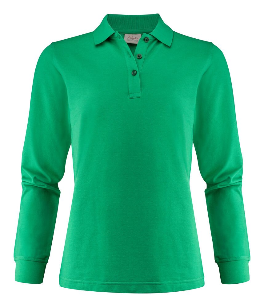 Surf Pro L/S  Polo Pique Dames — Frisgroen