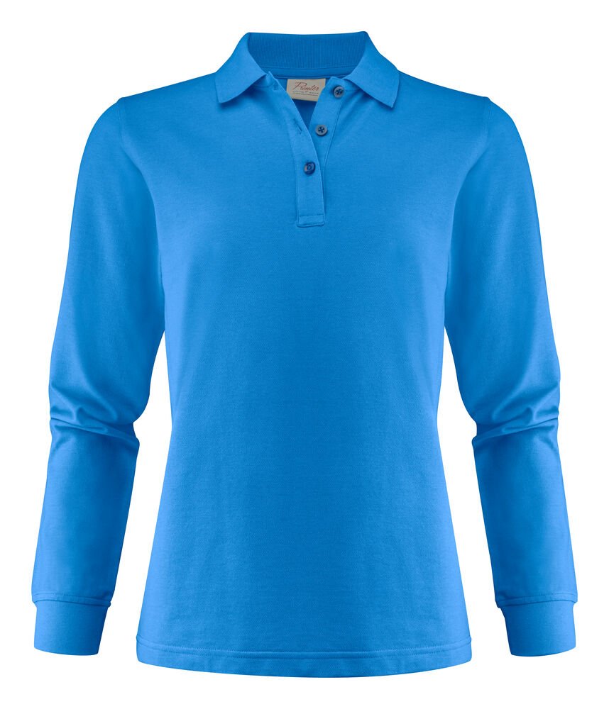Surf Pro L/S  Polo Pique Dames — Oceaan Blauw