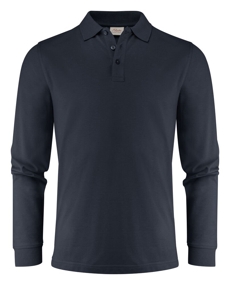 Surf Pro L/S  Polo Pique Heren — Donker Marine