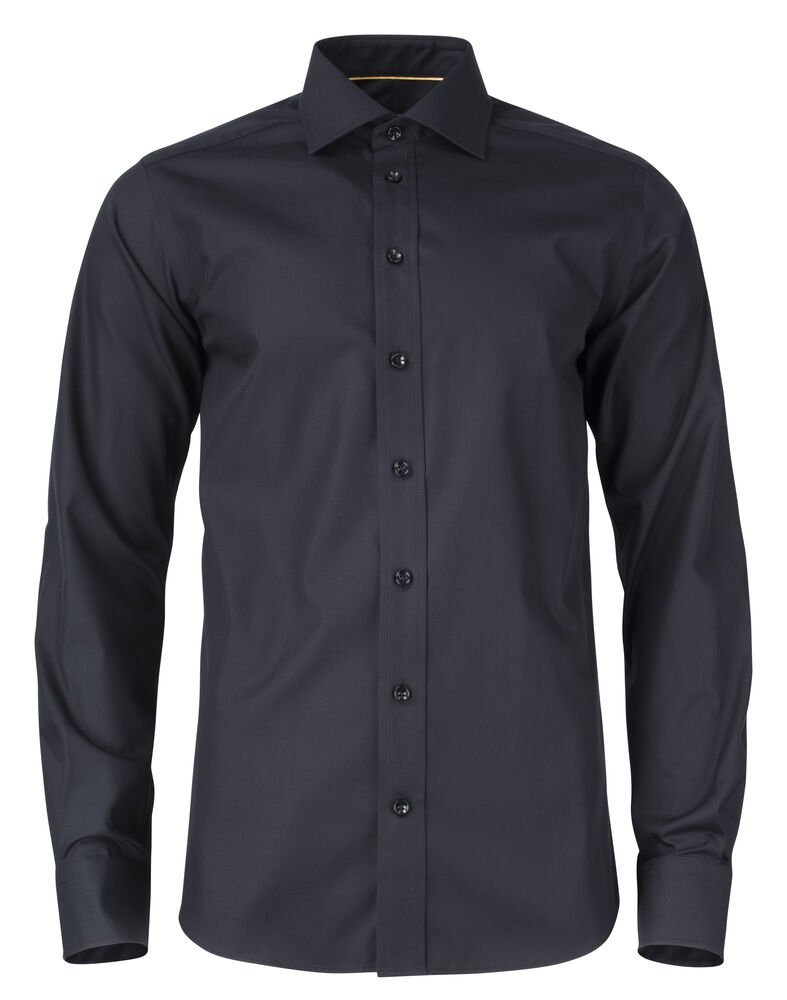 Yellow Bow 50 Hemd Regular Fit Heren — Zwart