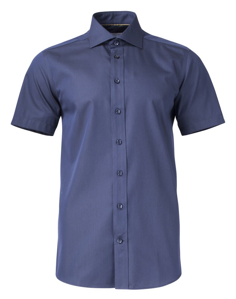 Yellow Bow 50 S/S Hemd Slim Fit Heren — Marine