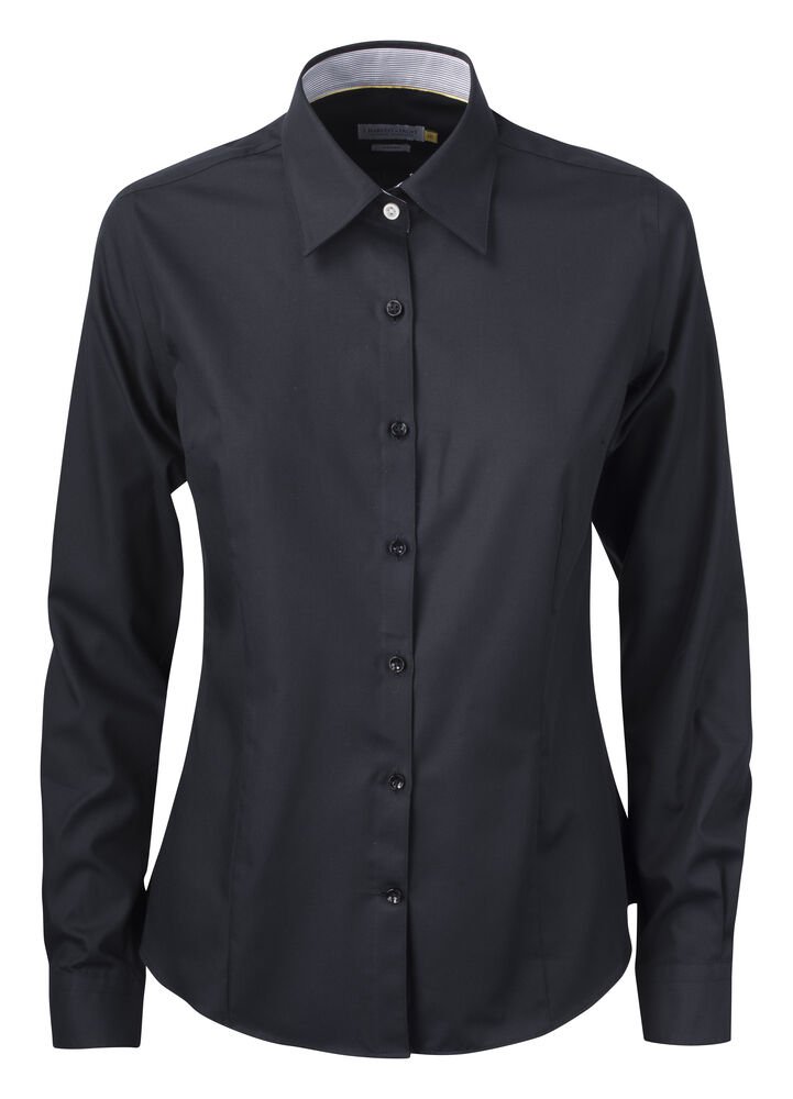 Yellow Bow 51  Hemd Dames — Zwart