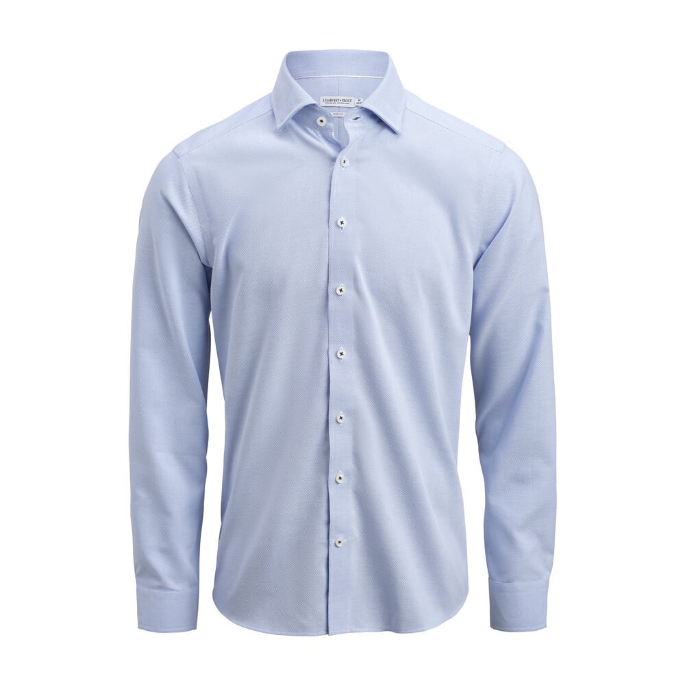 Yellow Bow 55  Hemd Regular Fit Heren — Hemelsblauw