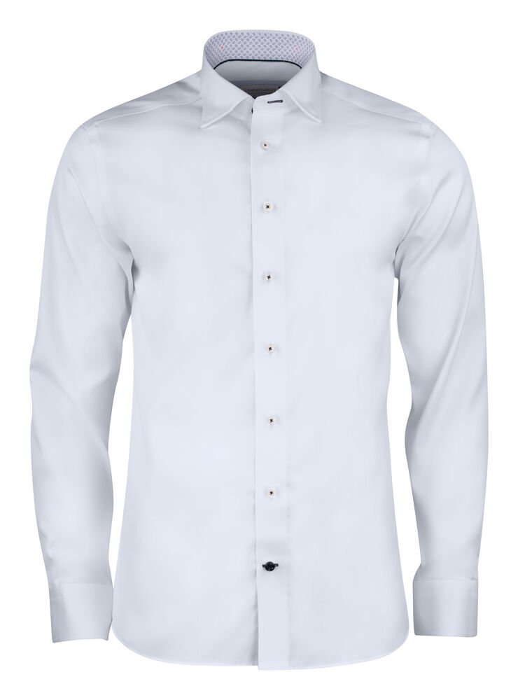 Red Bow 122  Hemd Slim Fit Heren — Wit