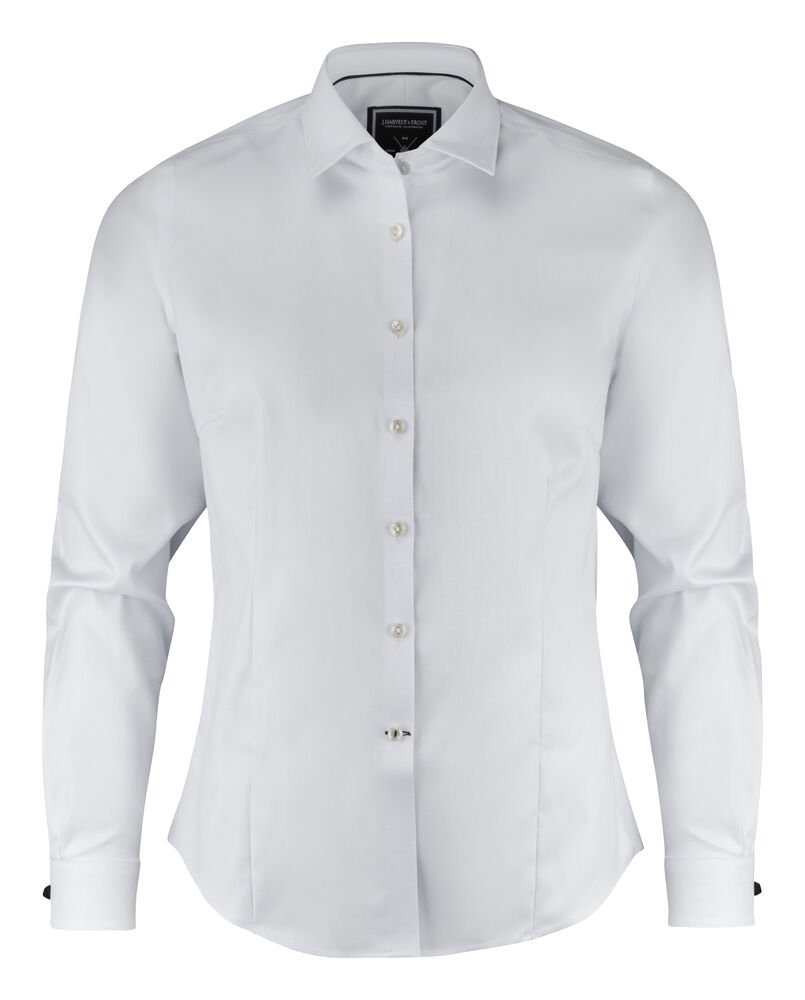 Black Bow 60  Hemd Dames — Wit