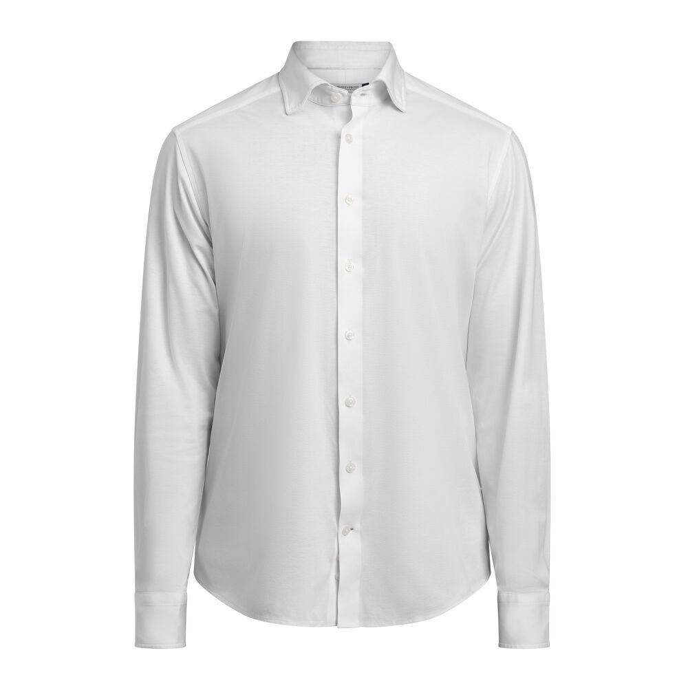 Indigo Bow 132 Hemd Slim Fit Heren — Wit