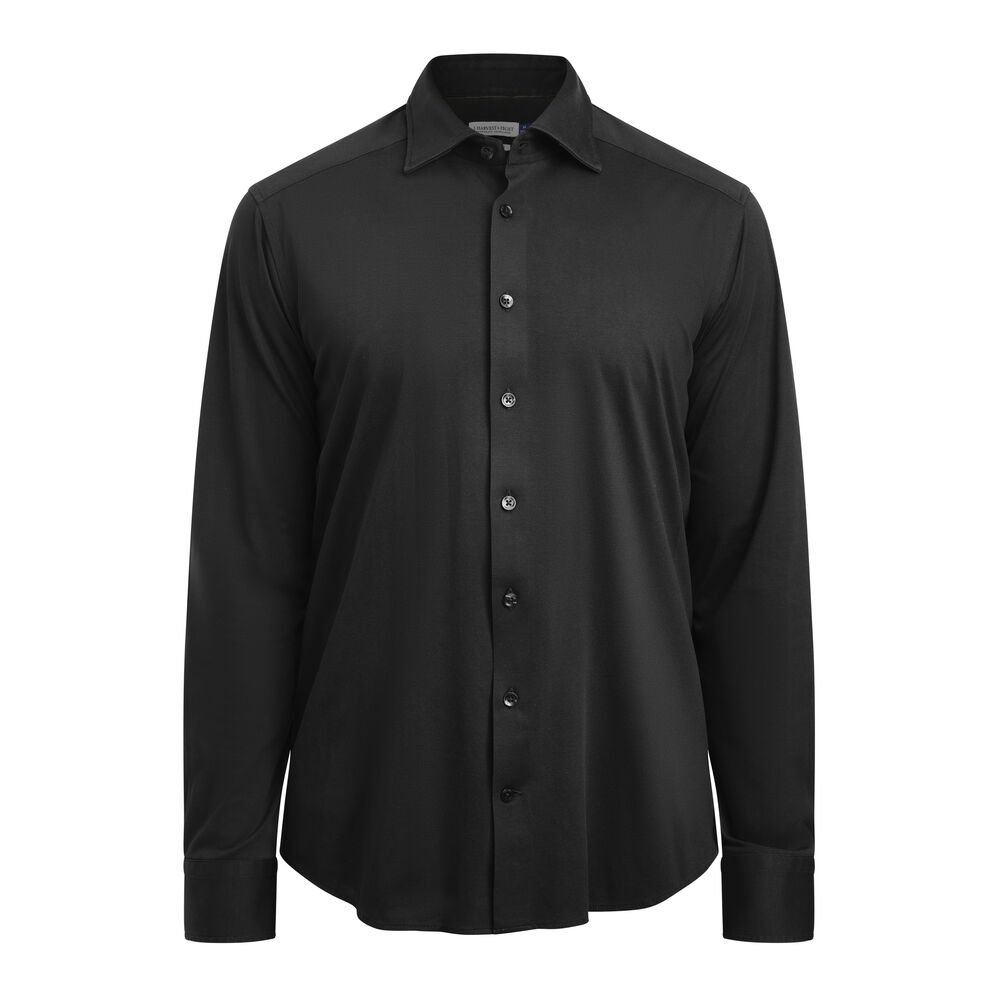Indigo Bow 132 Hemd Slim Fit Heren — Zwart
