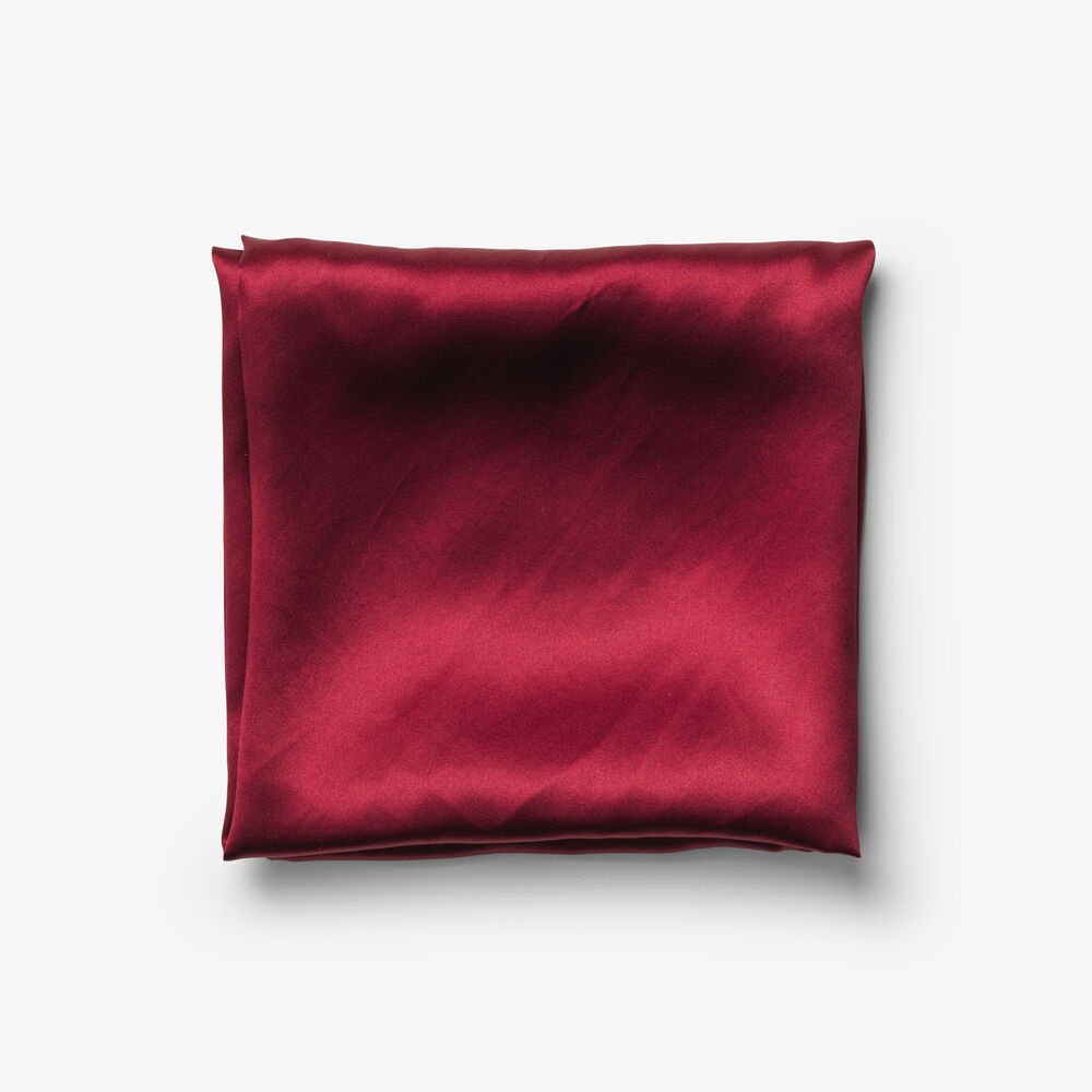 Solid Scarf With Giftbox Sjaal Dames — Rood