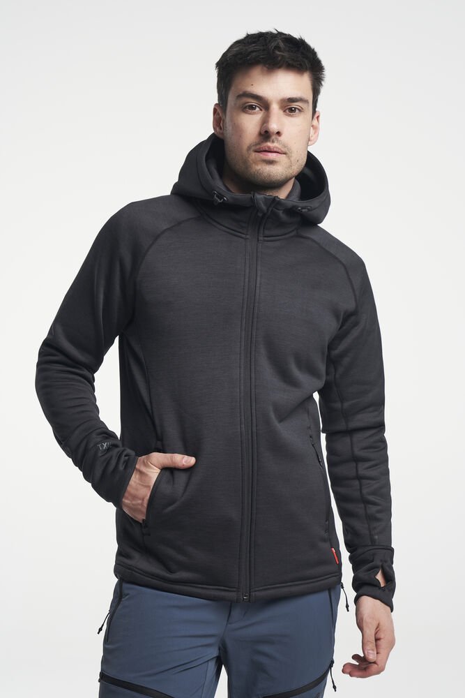 TXlite Hoodie Zip Men — Zwart