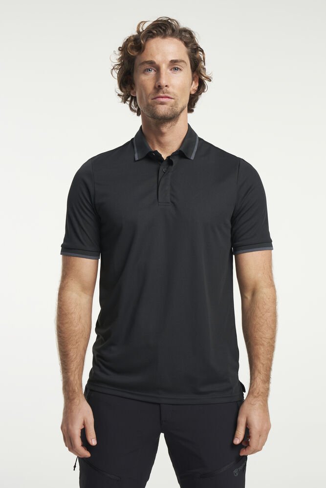 TXlite Quickdry Polo Men — Zwart