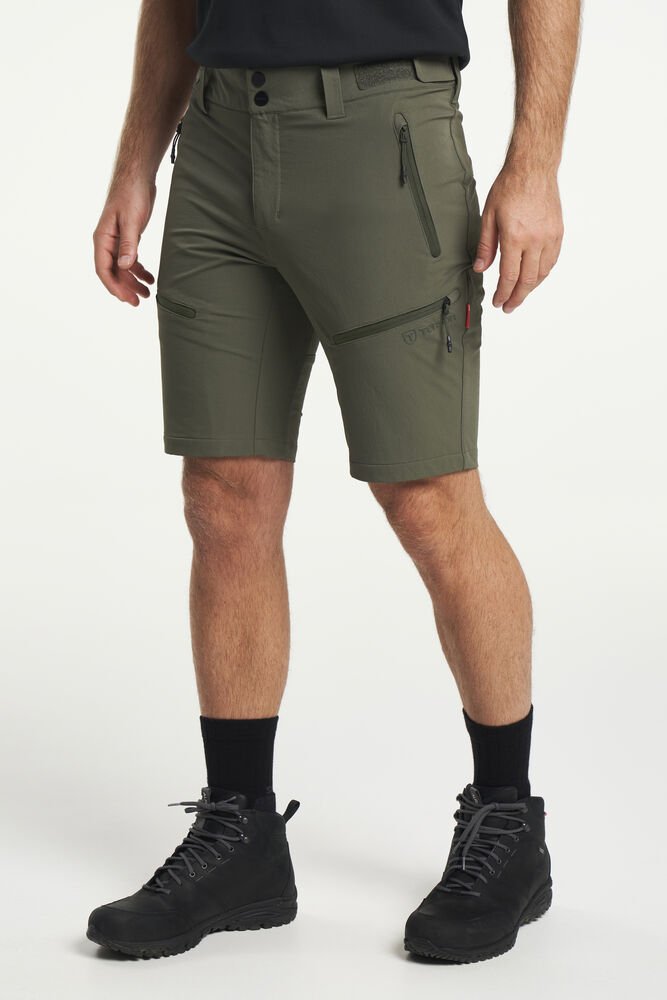 TXlite Flex Shorts Men — Donker olijfgroen