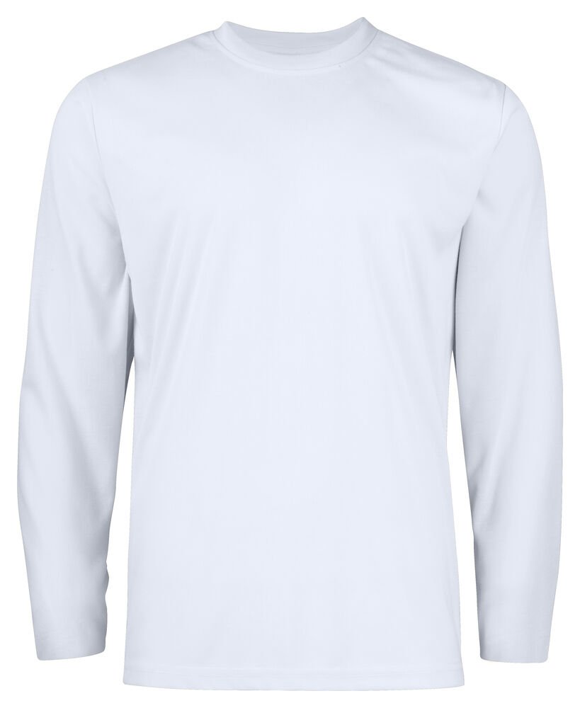 2017 T-SHIRT LANGE MOUWEN — Wit