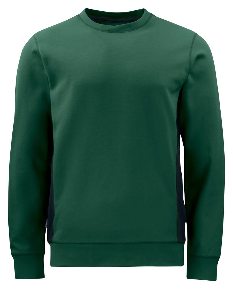 2127 SWEATER RONDE HALS — Woudgroen