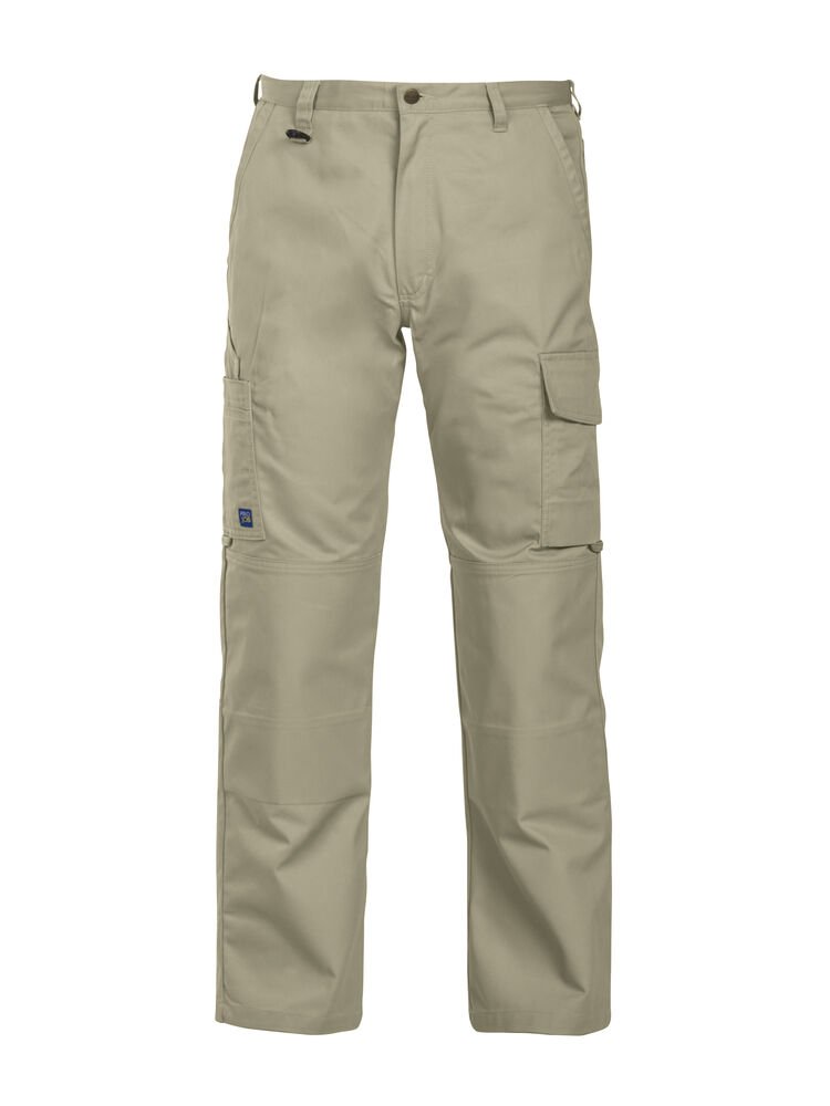 2501 BROEK MET KNIEZAKKEN — Kaki