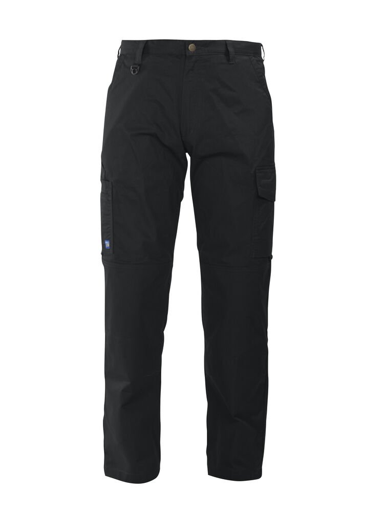 2506 BROEK MET KNIEZAKKEN — Zwart