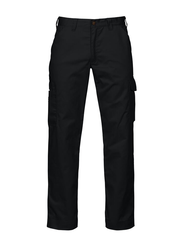 2518 BROEK ZONDER KNIEZAKKEN — Zwart