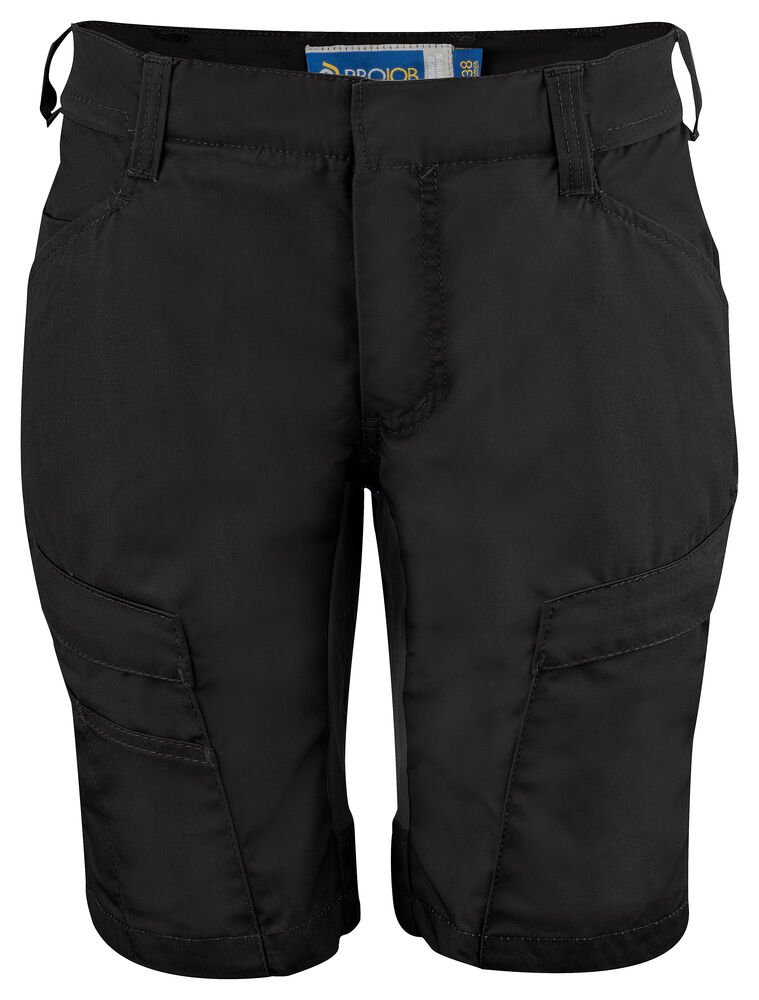 2555 DAMES SHORT STRETCH — Zwart