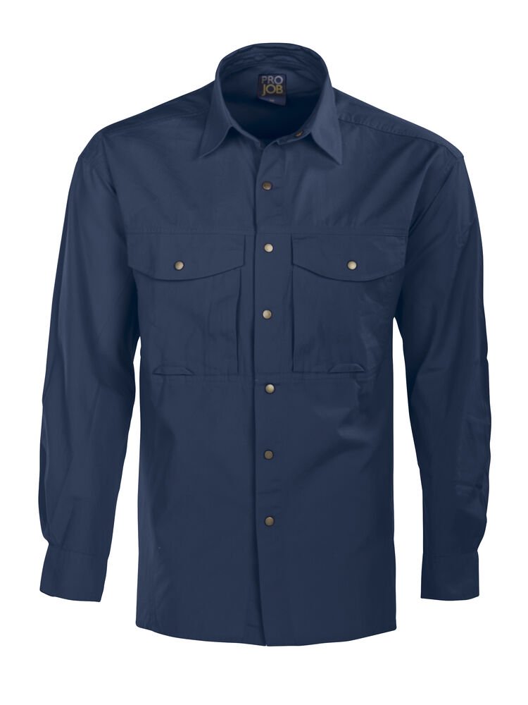 5210 HEMD LANGE MOUWEN — Marine
