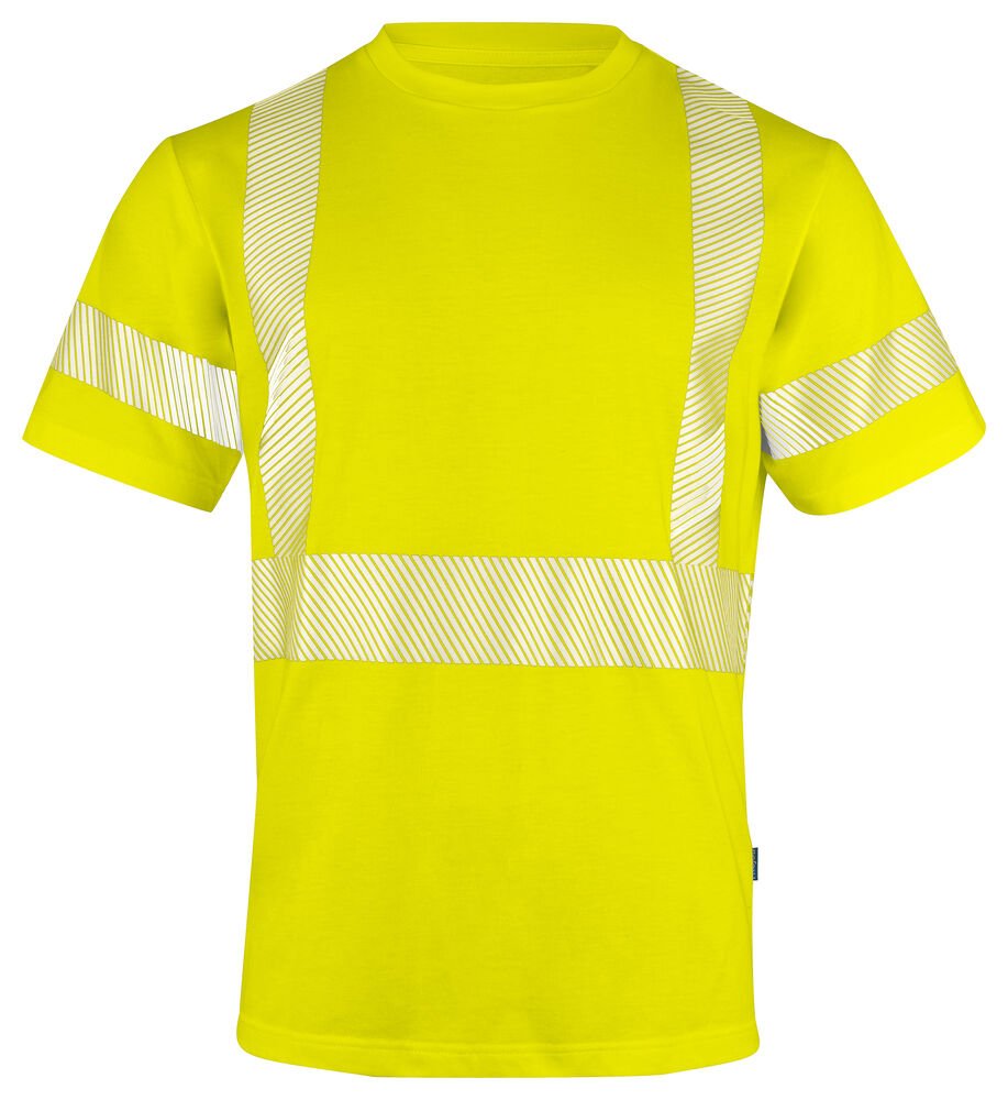 6013 SIGNALISATIET-SHIRT EN ISO 20471 KLASSE 3 — Geel