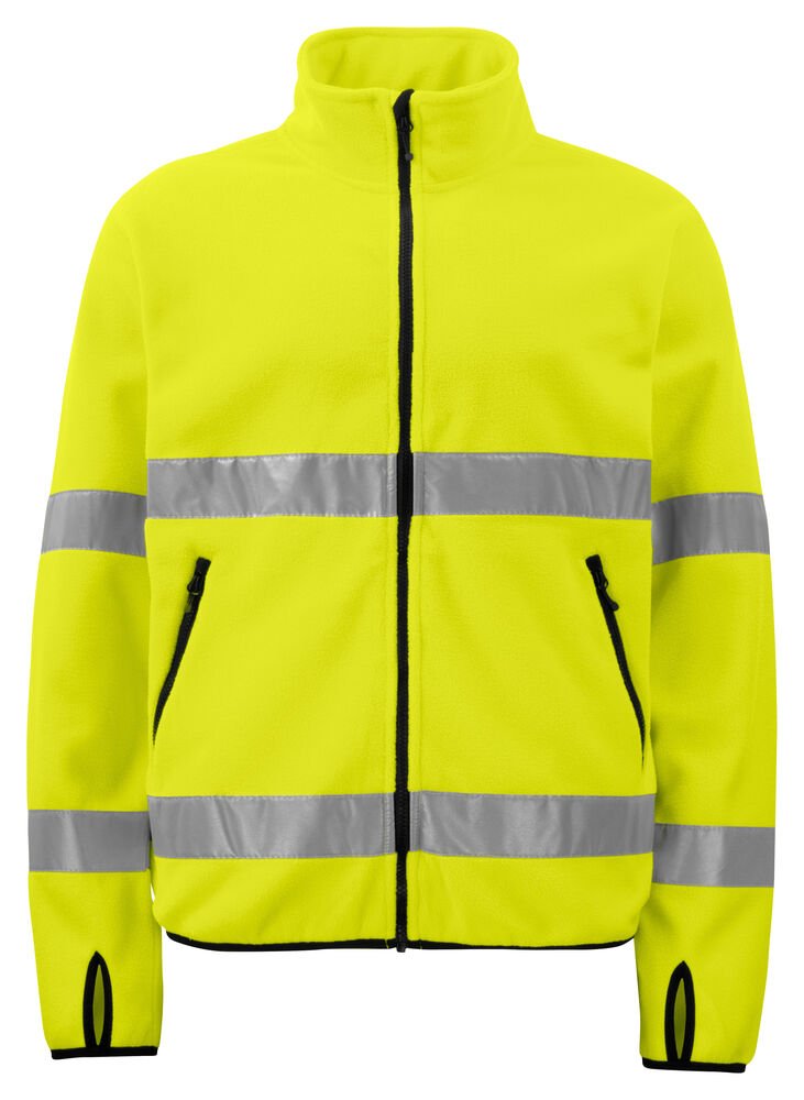 6327 SIGNALISATIE FLEECE EN ISO 20471 KLASSE 3 — Geel/Zwart