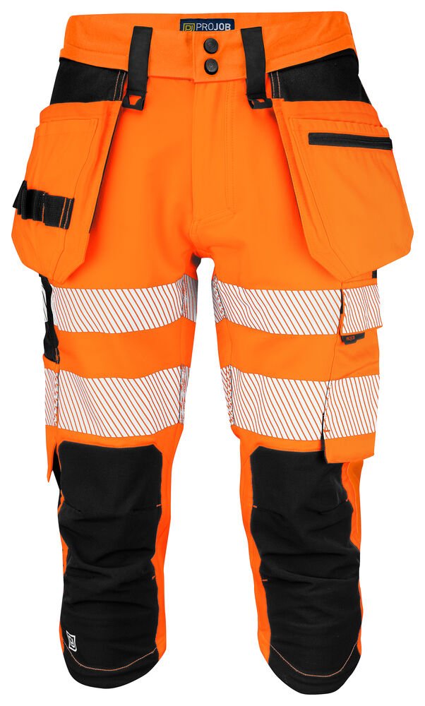 6577 SIGNALISATIE PIRATENBROEK EN ISO 20471 KLASSE 2/1 — Oranje/Zwart