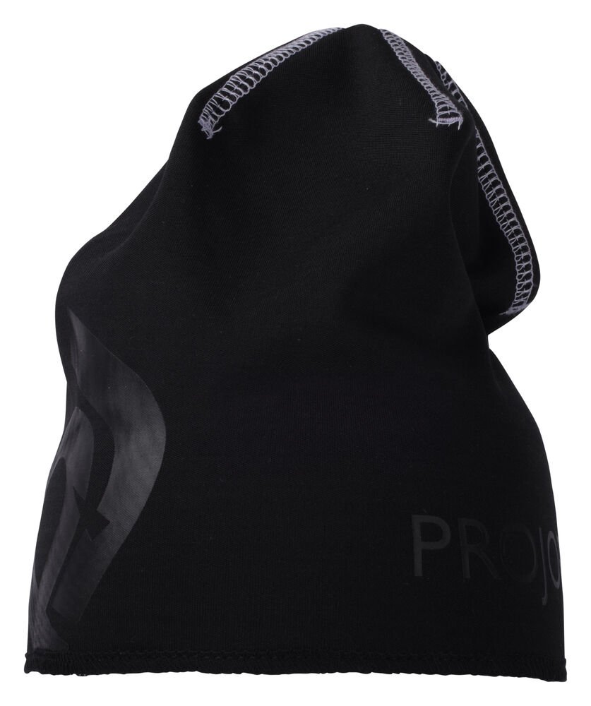 9061 FLEECE MUTS MET PROJOB LOGO — Zwart