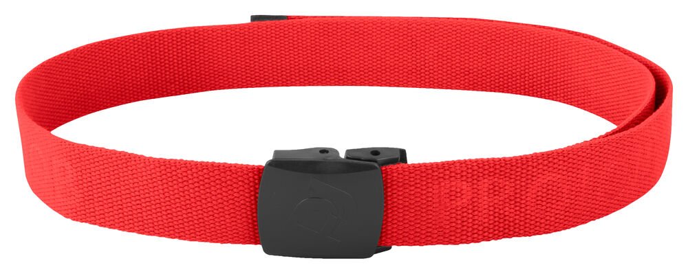 9060 RIEM MET PLASTIEK GESP — Rood